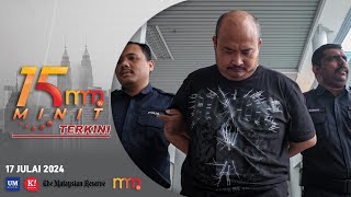 Pertikai gaji isteri, polis bantuan mengaku tumbuk muka pasangan | 15 Minit Terkini 17 Julai 2024