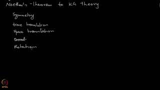 Noether's theorem continued