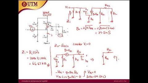 Chapter 4 Part 2-7: Example of common source (without bypass capacitor)