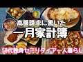 【50代独身家計簿】1月家計簿/高額請求に驚く/節約とコツ/ピザ/トマト煮込みハンバーグ/里芋鶏蒟蒻/りんご大根漬物/シェパーズパイ/節分豆味噌ピー　#50代 #独身　＃節約　#vlog　#家計簿