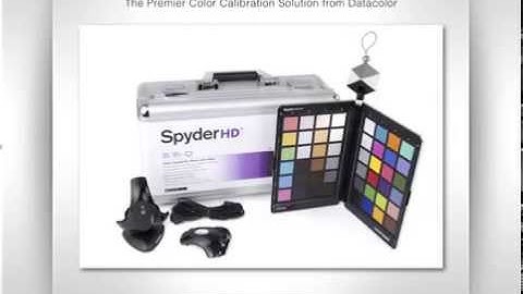 Capture and Display Calibration -- Datacolor SpyderHD™ - Intro and Configuration