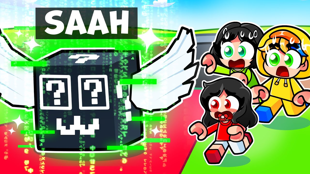 Fingi ser LUCKY BLOCK e Roubei BRAINROT Dos Meus Amigos no Roblox!