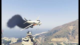 Airbus 321 Emergency Landing on the Beach after a Lightning Strike - GTA 5
