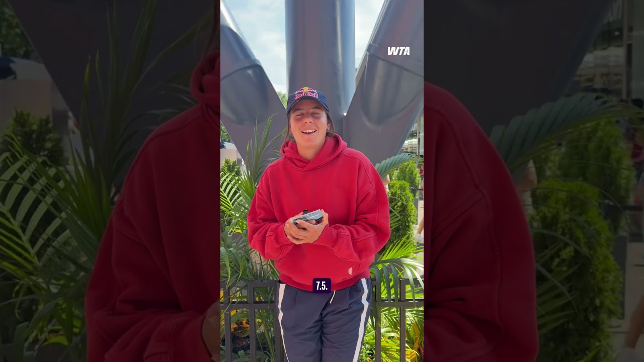 Give Emma a Red Bull & she’s ready to conquer New York! 🗽#WTA
