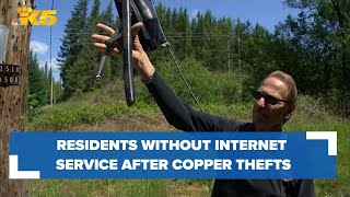 Some King County residents without internet after thieves steal lines for copper