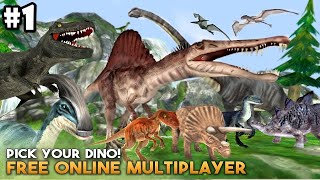 Jurassic Dinosaur Clan Simulator 3D Android Gameplay  Triceratops Sim Game screenshot 3