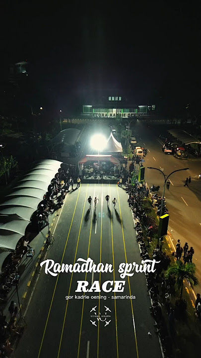 ramadhan sprint race samarinda, balap, balapan lari samarinda #drone #kalimantan #samarinda