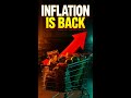INFLATION IS BACK — It's 3.8% and climbing #money #finance #wealth #business #shorts