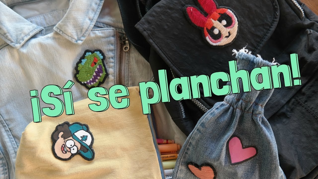 Parches para planchar en la ropa, pegatinas para ropa, parches bordados DIY  para