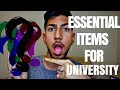 5 ITEMS THAT ALL STUDENTS FORGET TO BRING FOR UNIVERSITY // COLLEGE