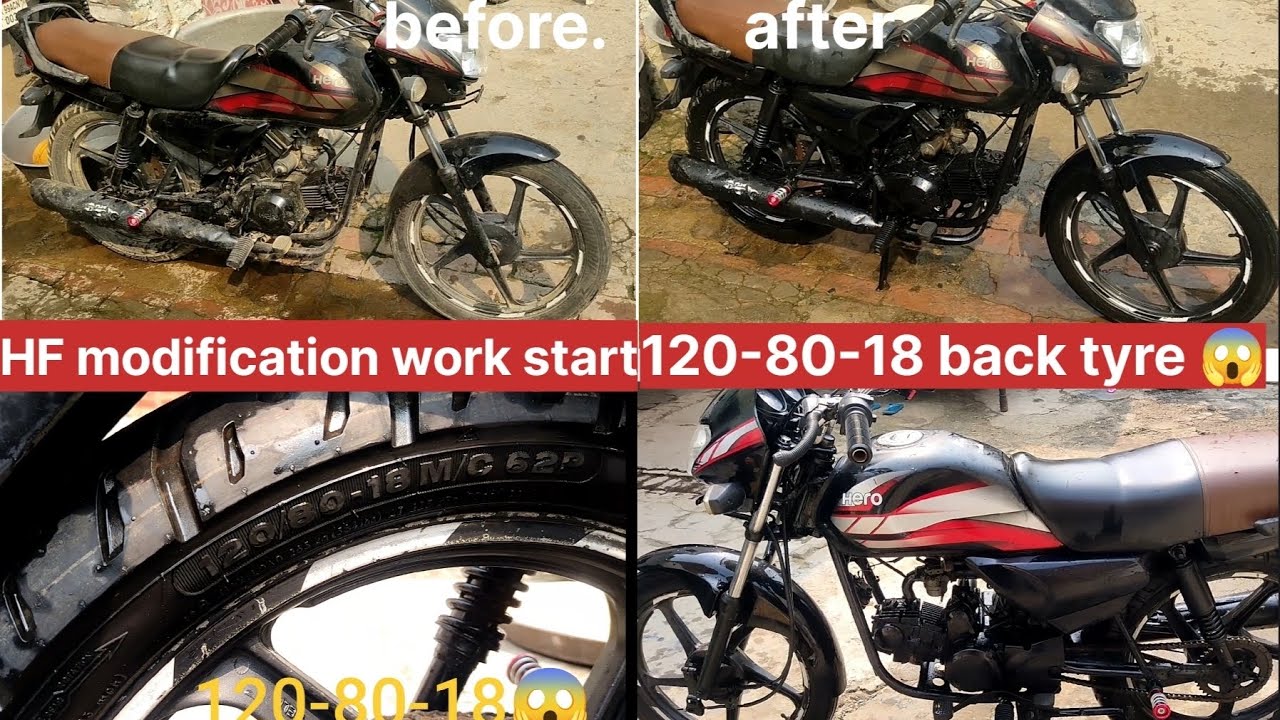 New HF Dulux modification work start // Day 1 आज तक ऐसा bike भी नहीं ...