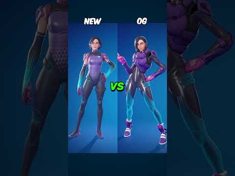 OG Season 9 vs NEW Skins #shorts #fortnite