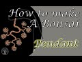 How to make a Bonsai wire tree pendant - Making a wire tree necklace