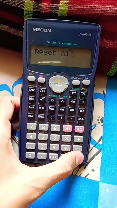 How To Reset Scientific Calculator Fx 570es How to .. reset scientific calculator 👍🏿👍🏿👍🏻👍 - YouTube