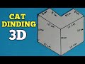 Cat Dinding 3D || wall painting