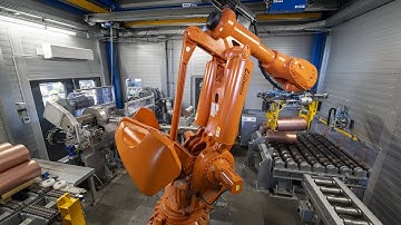 New heavy-duty robot automates billet handling in the continuous casting plant
