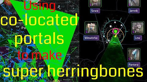Ingress | Super-Herringbone Fields using Co-located Portals