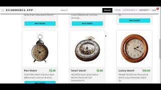 Mern-Stack ecommerce project using node js mongoDB and react js with react bootstrap