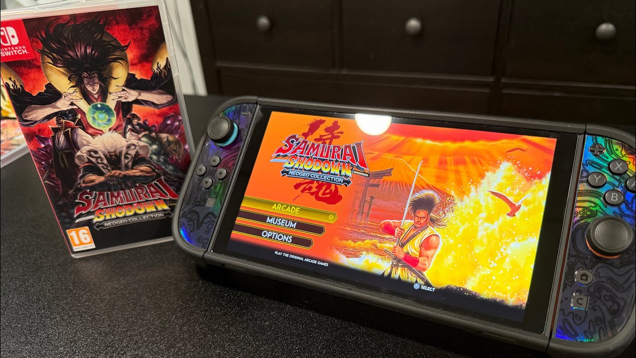 Samurai Showdown NeoGeo Collection Nintendo Switch unboxing and