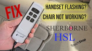 Sherborne  Hsl Riser Recliner Chair Not Working Handset Flashing Touchstop Fix