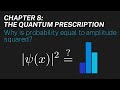 Ch 8 why is probability equal to amplitude squared  maths of quantum mechanics