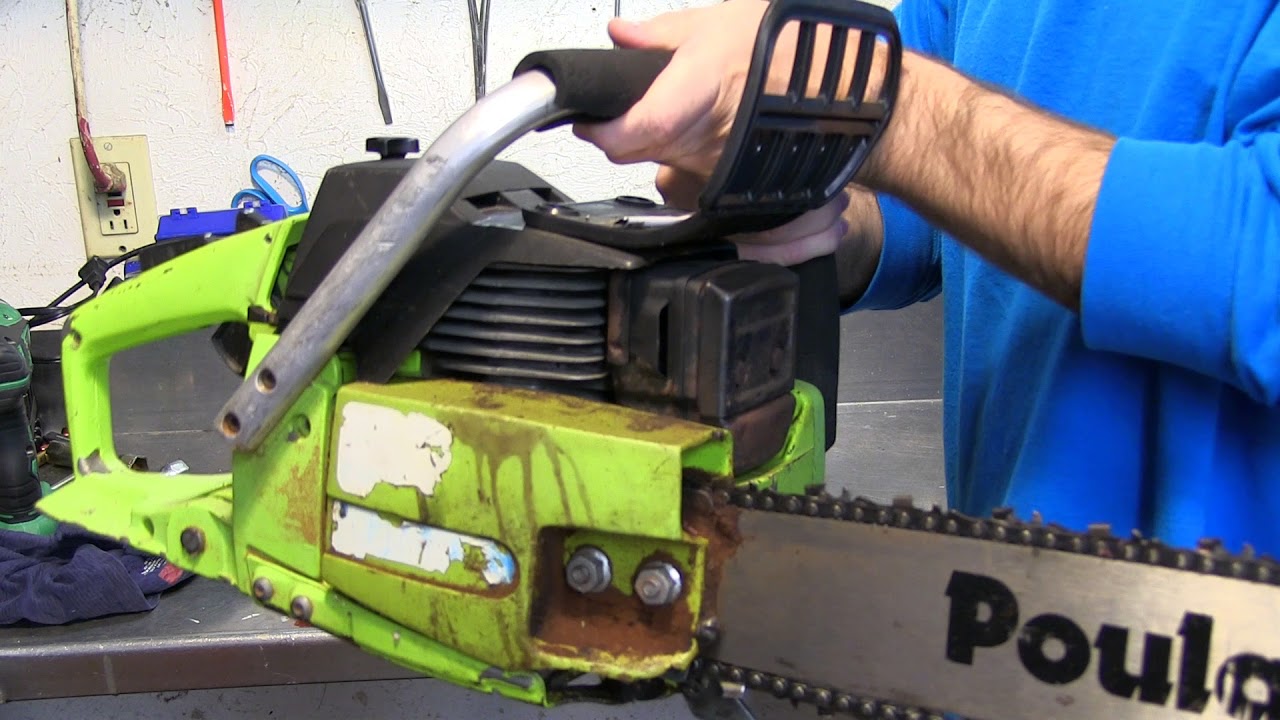 Poulan chainsaw 4000, 3700, 3400 series. - YouTube