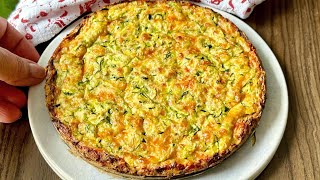 You will remember this pizza every day! 1 cup of oatmeal and 2 zucchini
