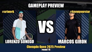 Lorenzo Sonego vs Marcos Giron Chengdu Open