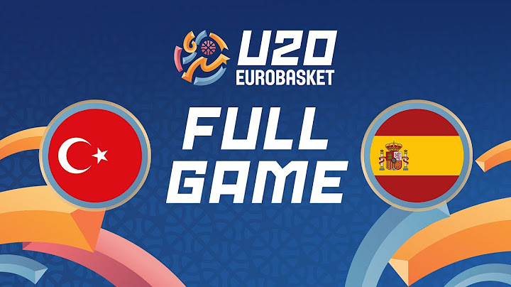 Group Phase | Türkiye v Spain | Full Basketball Game | FIBA U20 EuroBasket 2024