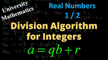 Division Algorithm for Integers