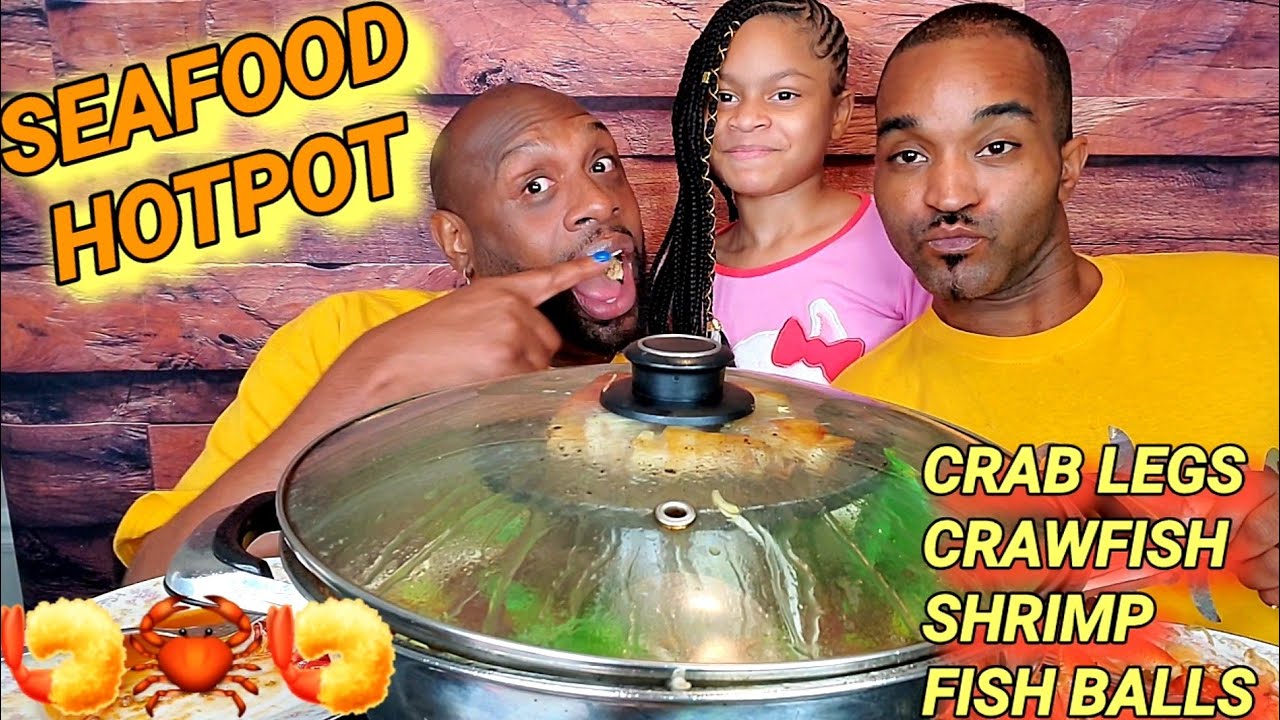 🤗 LITTLE LLIPS APPEARANCE 😊 ... SEAFOOD HOTPOT MUKBANG  먹방 W/HUBBY ... EATING SHOW 먹방 ...