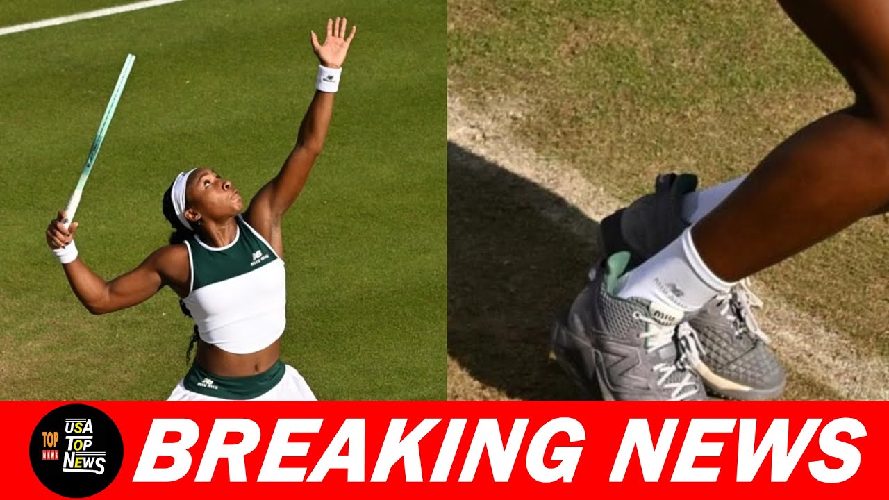 Coco Gauff Competes in Berlin Wearing Miu Miu x New Balance Kit and Co branded Sneakers