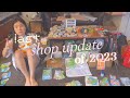 STUDIO VLOG ✎ last shop update of 2023, final days of rotation, packing orders, staycation ✨