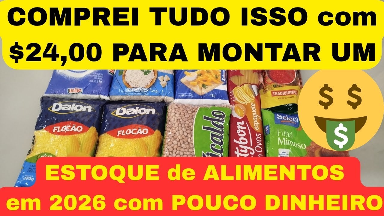 NÃO PERCA MAIS TEMPO e MONTE AGORA seu ESTOQUE de ALIMENTOS #estoquedealimentos #sobrevivência 