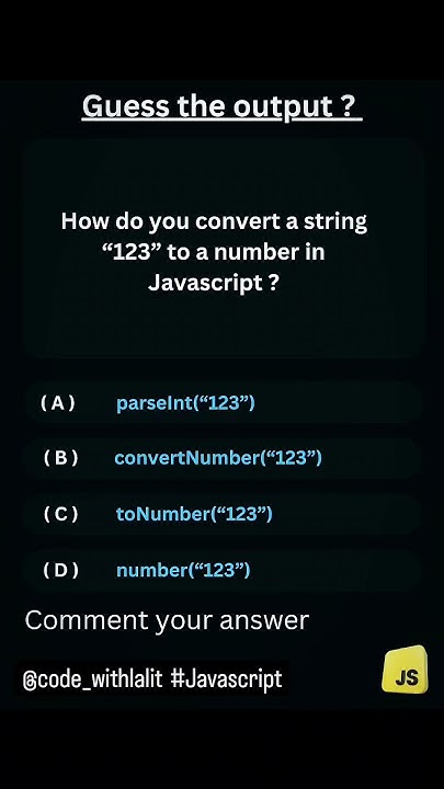 Guess the Output and Comment down your answer⬇️🧑‍💻 #coding #programming ...