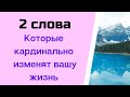 Два слова, которые кардинально изменят вашу жизнь.