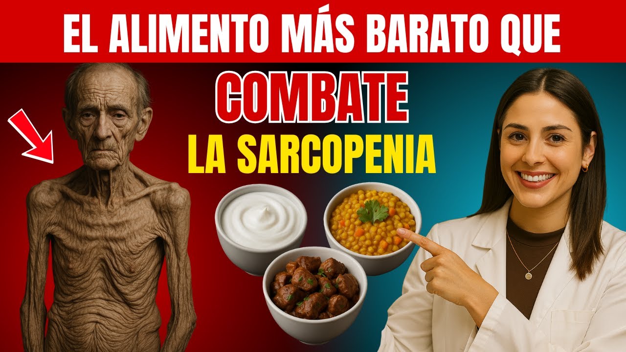 Sarcopenia: El Alimento Más BARATO y FÁCIL para Recuperar la Fuerza Muscular en ADULTOS MAYORES