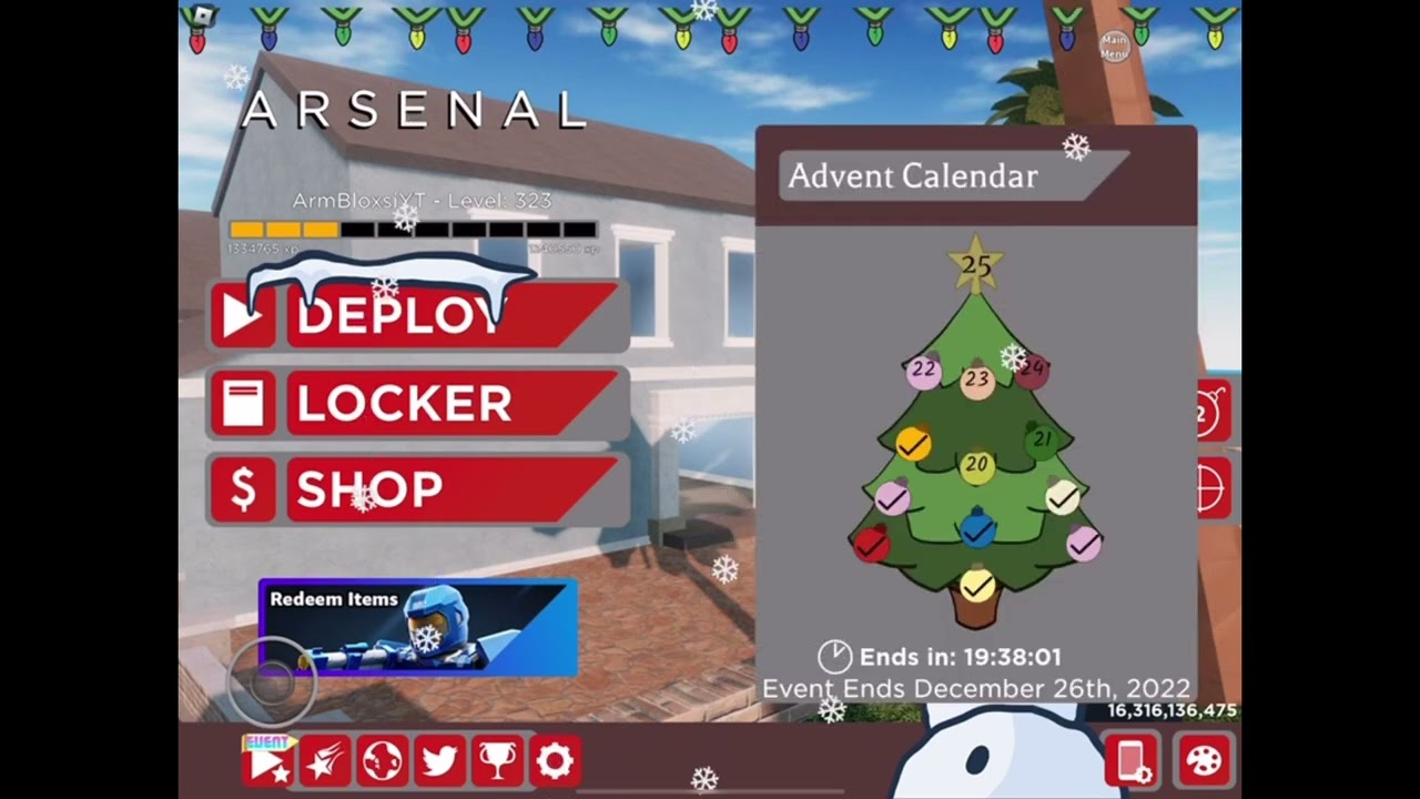 ROBLOX arsenal Christmas update