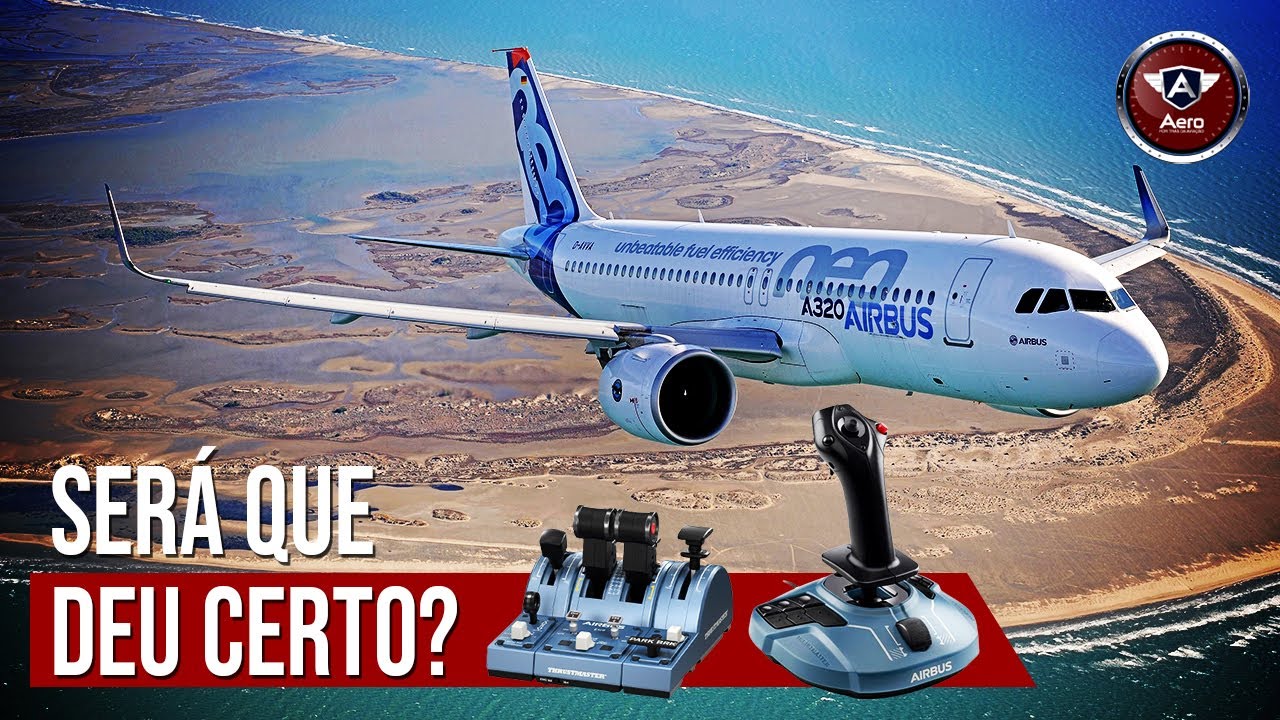 TESTAMOS os CONTROLES do AIRBUS da THRUSTMASTER