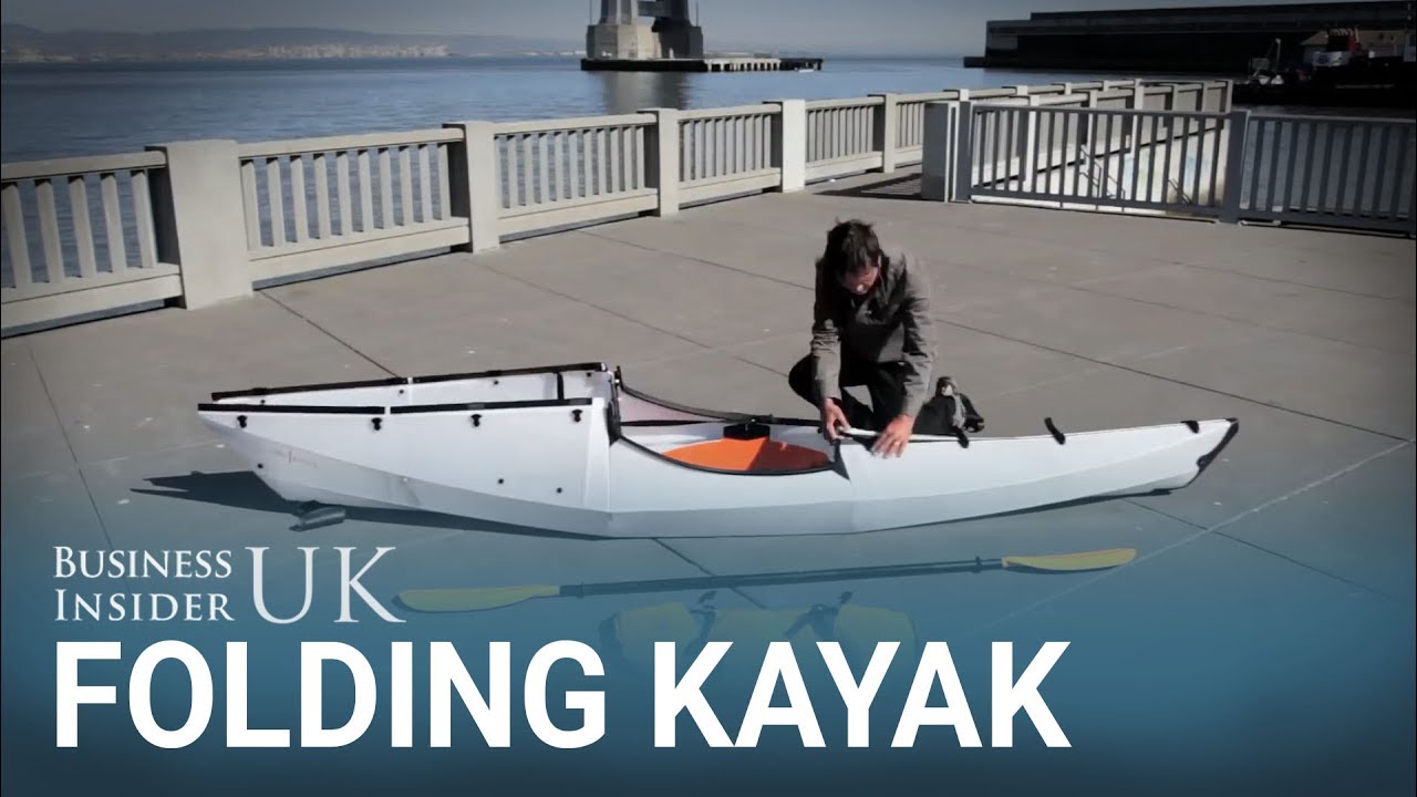 This kayak can be folded up in 5 minutes and fits in the boot of your car