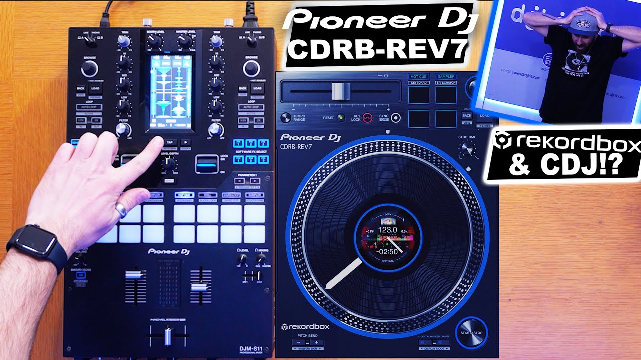 Shock announcement! Pioneer DJ CDRBREV7 Motorised CDJ & Rekordbox