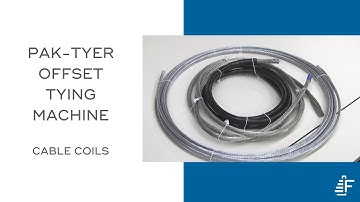 Cables Tying Pak-Tyer Offset Elastic Tying Machine