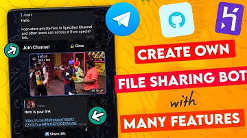 How to Create Own File Sharing Bot Telegram tamil/TechMagazine
