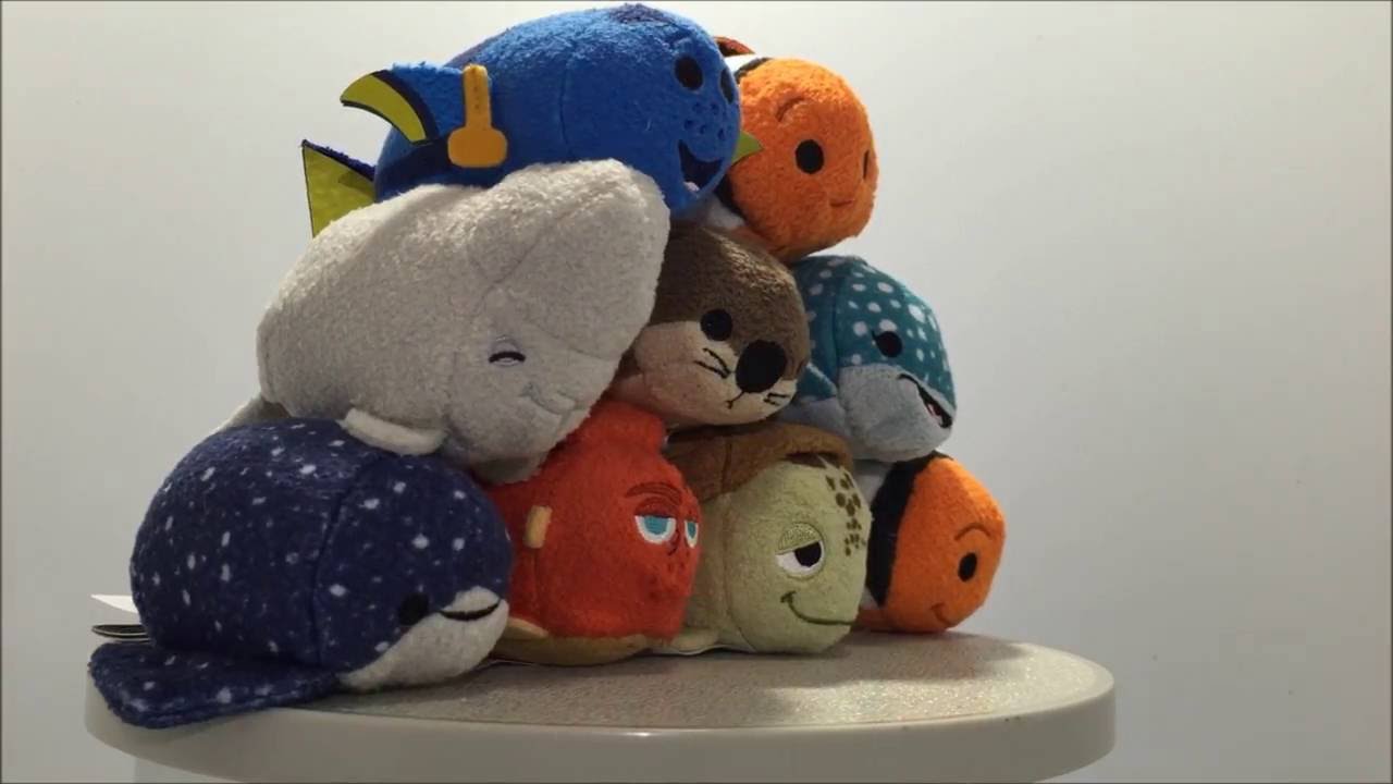 海外限定 ファインディング ドリー ツムツム ぬいぐるみ 9体コンプ