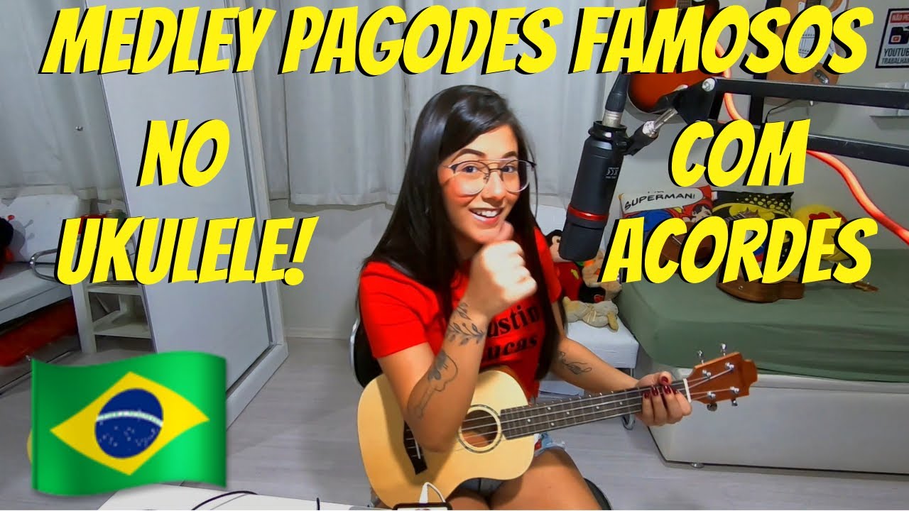 MEDLEY || PAGODES Famosos no UKULELE! Parte 2 || por Fernanda Gomes