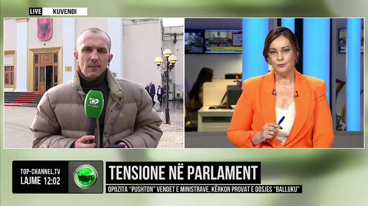 Top Channel/ Tensione në Parlament, opozita “pushton” vendet e ministrave, kërkon dosjen “Balluku”