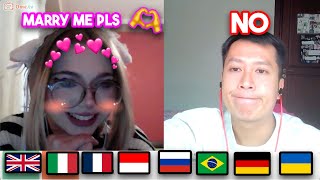 Anti Simp Polyglot Rejects Girl in 8 languages