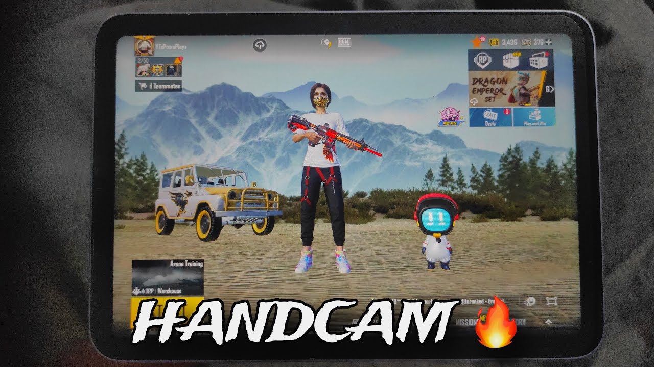 Best HANDCAM 4 Finger + Gyroscope | iPad Mini 6 🔥 PUBG MOBILE - YouTube