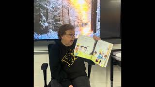 Cougars Roar for Reading with a favorite sub, Mrs. Campbell!
