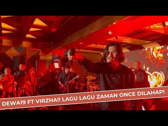 DEWA19 FT VIRZHA‼️ SONGLIST ONCE DILAHAP VIRZHA ‼️ NETIZEN MANGGA TONTON AKSI DEWA 19⁉️ class=